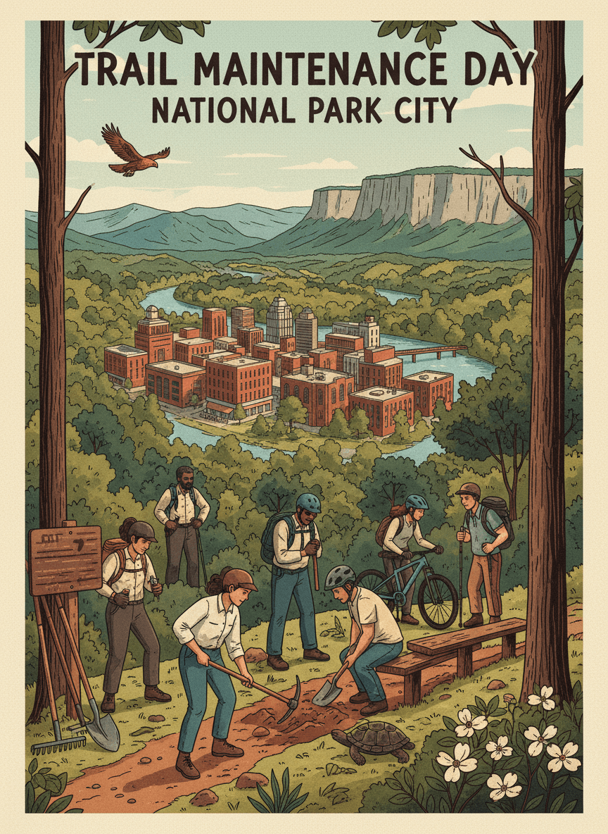 Stringer's Ridge Volunteer Trail Maintenance Day